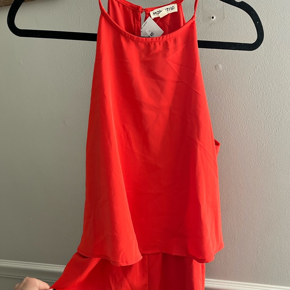 Dottie Couture red shorts romper